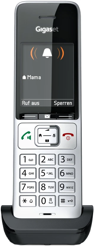 Gigaset COMFORT 500HX Silber/Schwarz